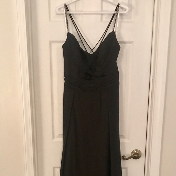 Elegant black bridesmaid dress - Picture 2 of 5
